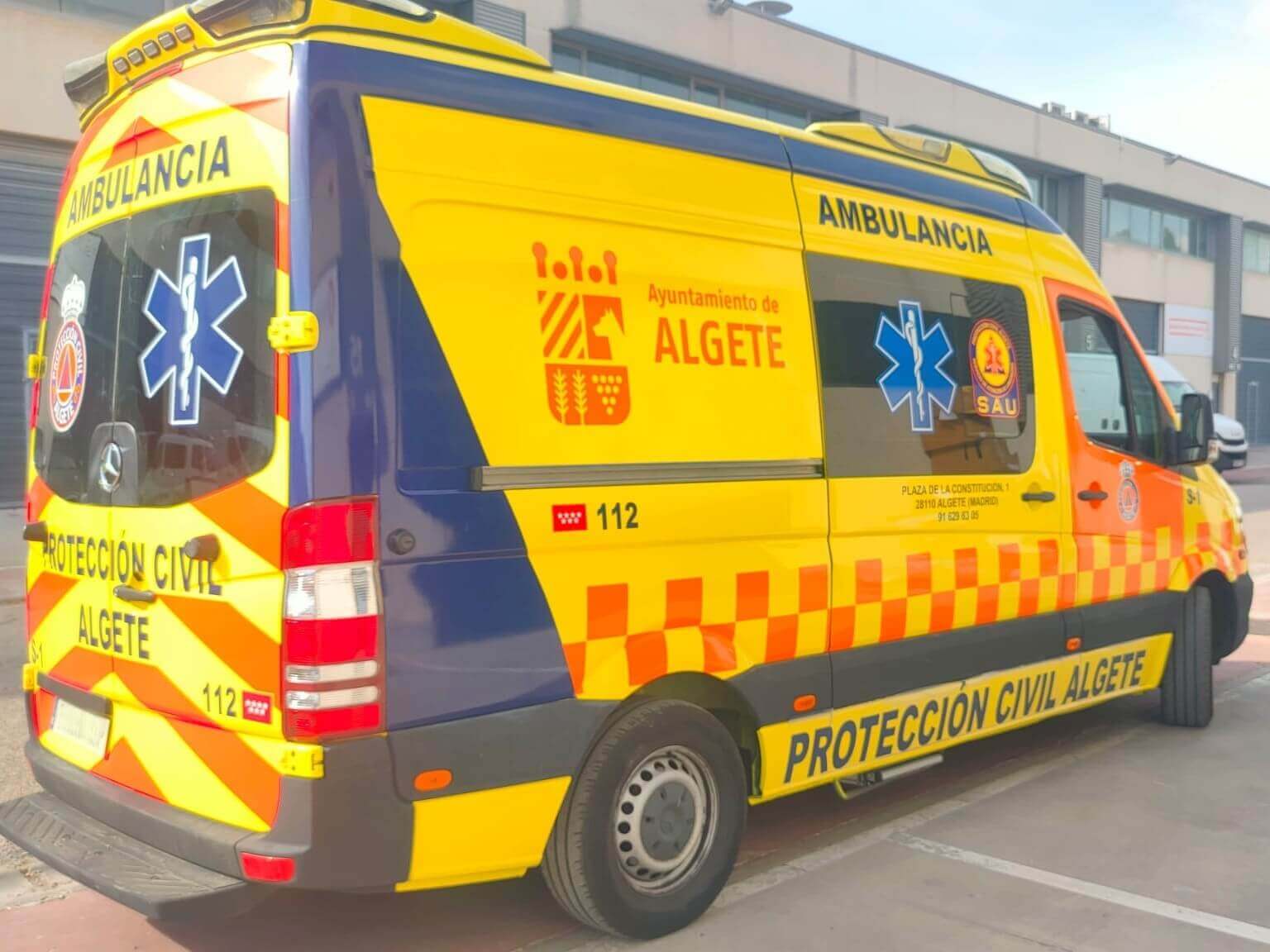 rotulacion iluminacion ambulancia algete