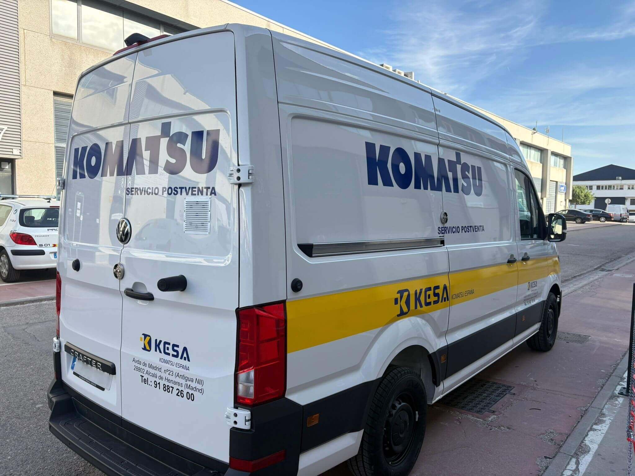 rotulacion lateral komatsu