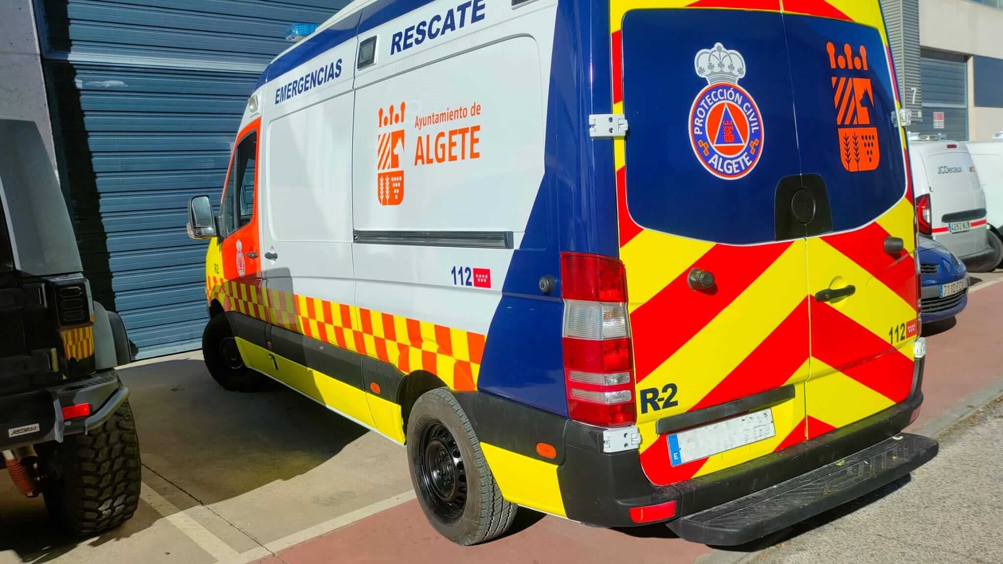 seguridad rotulacion iluminacion ambulancia algete
