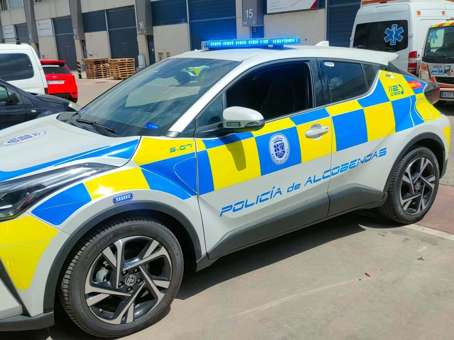 seguridad rotulacion iluminacion policia alcobendas